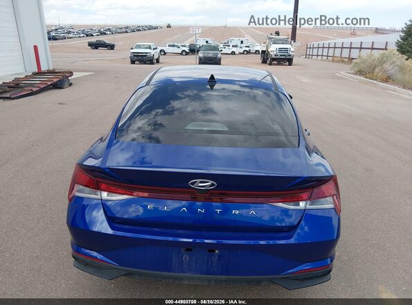 5NPLL4AG4MH046544 2021 HYUNDAI ELANTRA Blue 