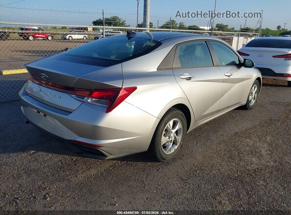 5NPLL4AG4MH047242 2021 HYUNDAI ELANTRA Silver უკანა მარჯვენა