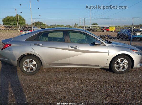 5NPLL4AG4MH047242 2021 HYUNDAI ELANTRA Silver უკანა სალონის ხედი