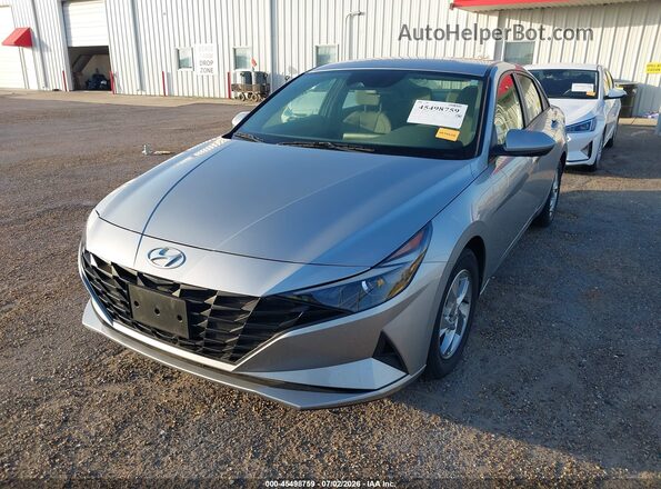 5NPLL4AG4MH047242 2021 HYUNDAI ELANTRA Silver წინა ხედი