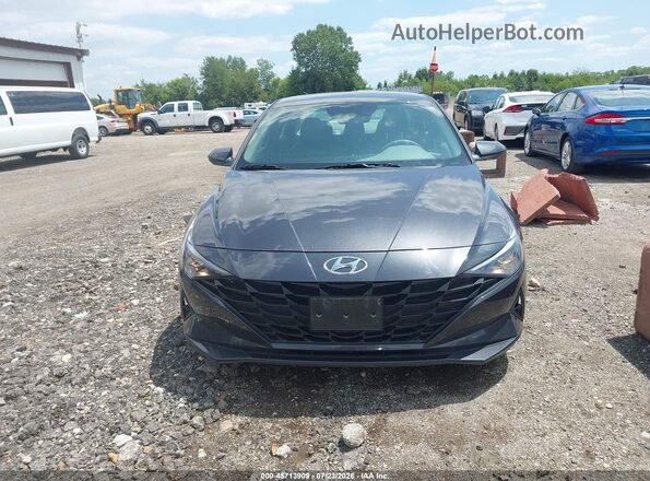 5NPLL4AG4MH049573 2021 HYUNDAI ELANTRA Gray ხელსაწყოთა პანელის ხედი
