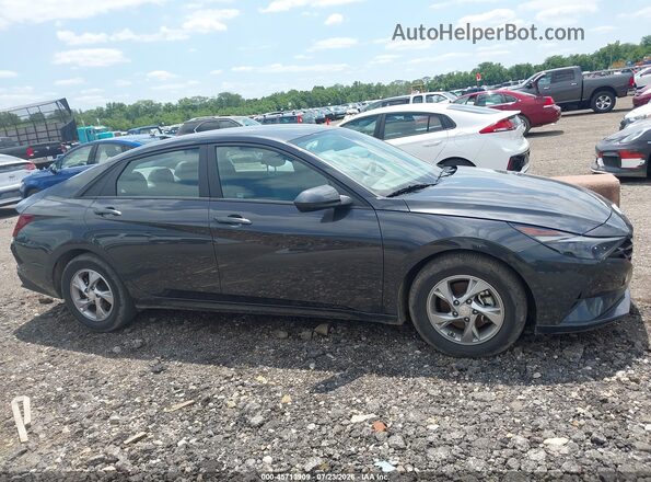 5NPLL4AG4MH049573 2021 HYUNDAI ELANTRA Gray უკანა სალონის ხედი