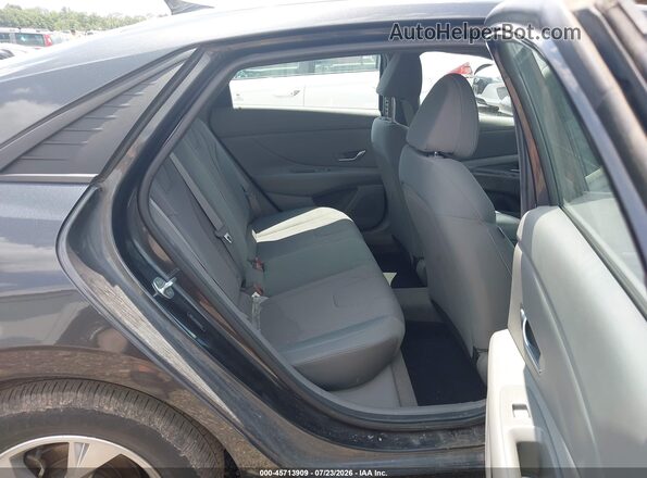 5NPLL4AG4MH049573 2021 HYUNDAI ELANTRA Gray VIN კოდის სტიკერის ხედი