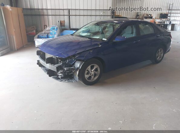 5NPLL4AG4MH050058 2021 HYUNDAI ELANTRA Gray Առջևի ձախ երեք քառորդ տեսարան
