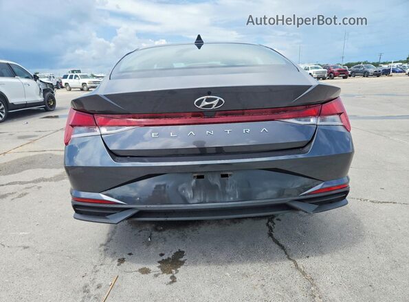 5NPLL4AG4MH050688 2021 HYUNDAI ELANTRA Gray Widok z tyłu