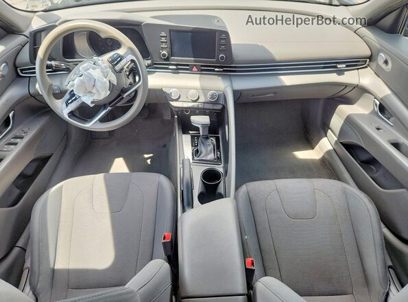 5NPLL4AG4MH050688 2021 HYUNDAI ELANTRA Gray Widok deski rozdzielczej