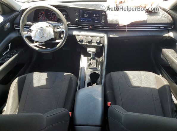 5NPLL4AG4NH062048 2022 HYUNDAI ELANTRA Gray Widok deski rozdzielczej