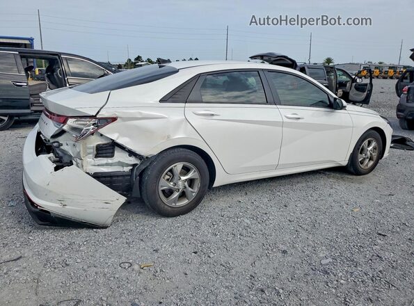 5NPLL4AG4NH079075 2022 HYUNDAI ELANTRA White Trasero derecho