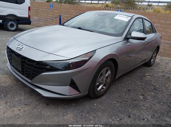 5NPLL4AG5MH042910 2021 HYUNDAI ELANTRA Silver Vista tres cuartos delantera izquierda