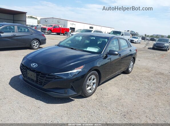 5NPLL4AG5MH045855 2021 HYUNDAI ELANTRA Черный Вид спереди