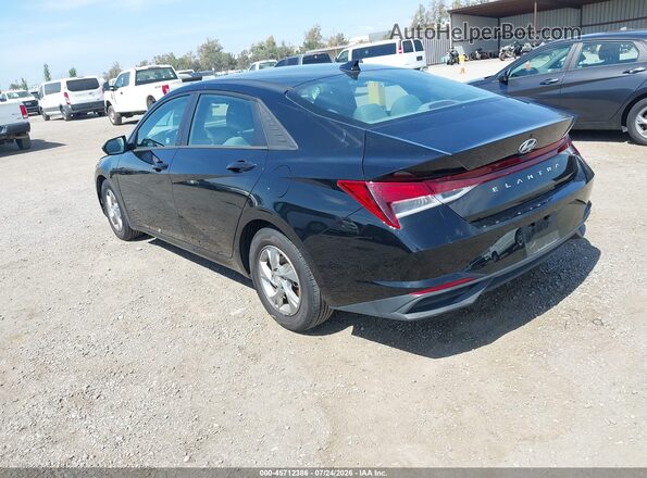 5NPLL4AG5MH045855 2021 HYUNDAI ELANTRA Черный Задняя левая четверть