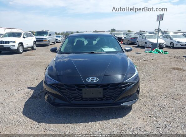 5NPLL4AG5MH045855 2021 HYUNDAI ELANTRA Черный Вид задней части салона