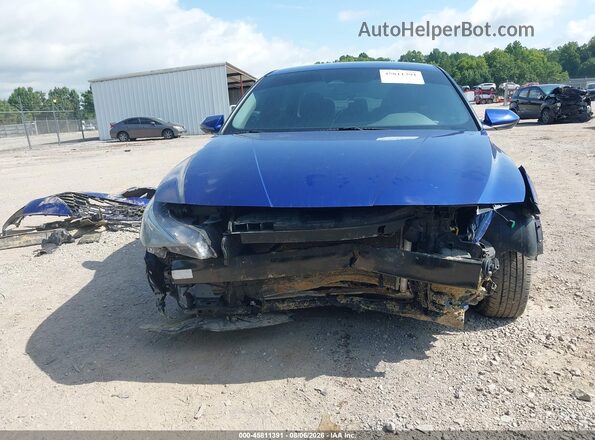 5NPLL4AG5MH046634 2021 HYUNDAI ELANTRA Blue Rear interior view