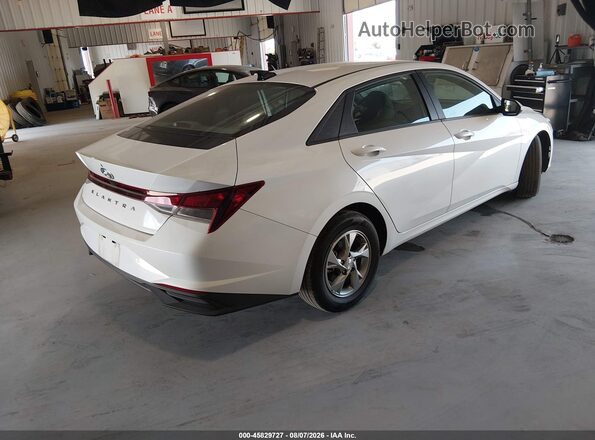 5NPLL4AG5MH047802 2021 HYUNDAI ELANTRA White Tył prawy