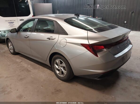 5NPLL4AG5MH049369 2021 HYUNDAI ELANTRA Silver Հետևի ձախ