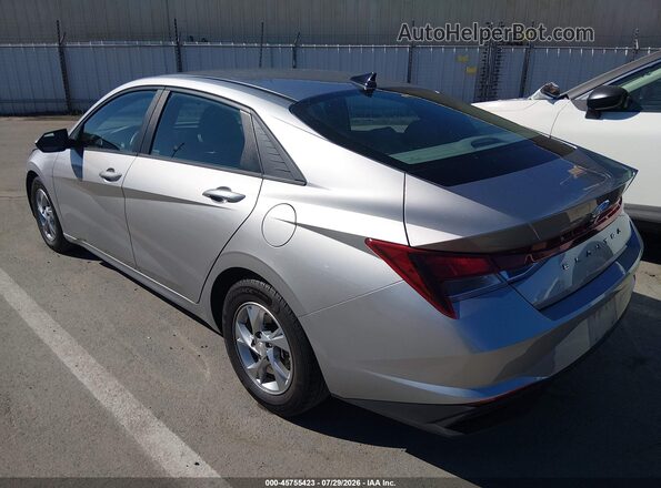 5NPLL4AG5MH049954 2021 HYUNDAI ELANTRA Silver Rear left