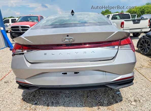5NPLL4AG5NH082907 2022 HYUNDAI ELANTRA Silver Vista trasera