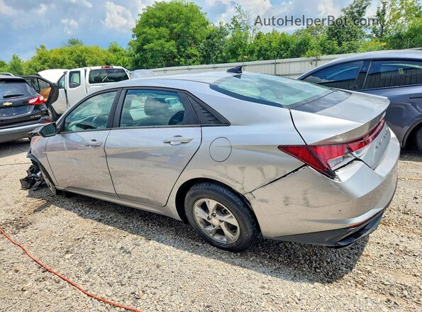 5NPLL4AG5NH082907 2022 HYUNDAI ELANTRA Silver Trasero izquierdo