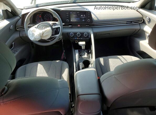 5NPLL4AG5NH082907 2022 HYUNDAI ELANTRA Silver Vista del salpicadero