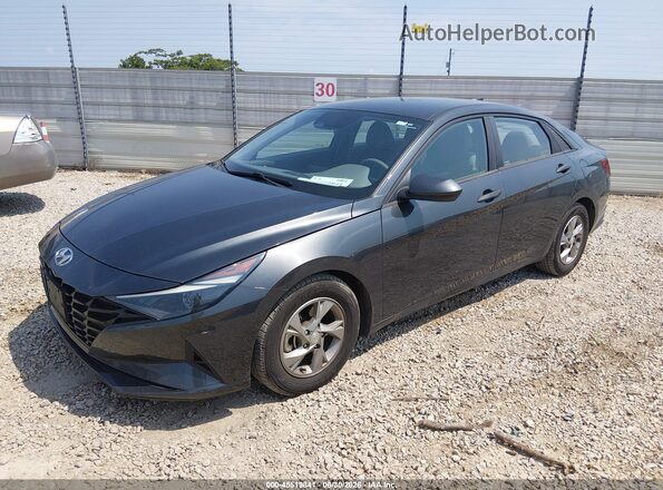 5NPLL4AG6MH042446 2021 HYUNDAI ELANTRA Gray Vista tres cuartos delantera izquierda