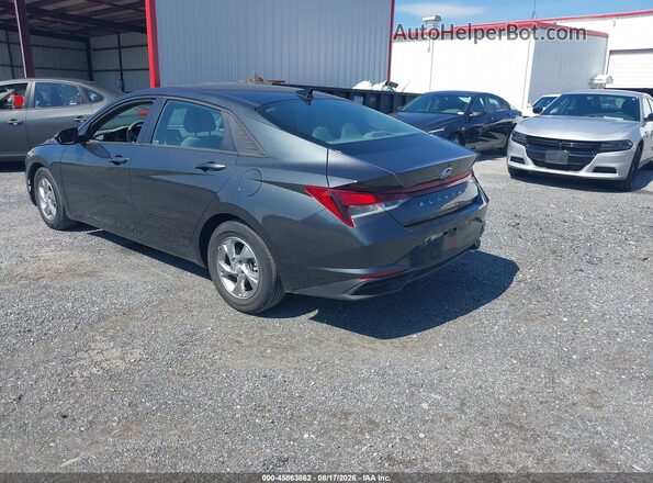 5NPLL4AG6MH042852 2021 HYUNDAI ELANTRA Gray Trasero izquierdo