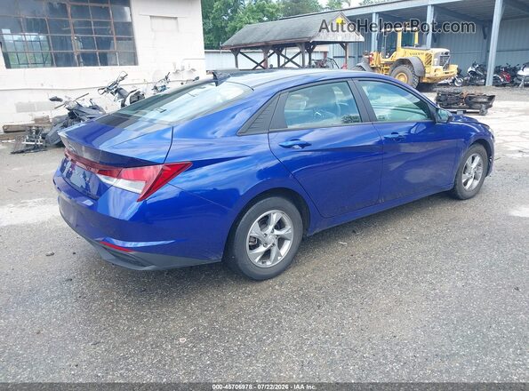 5NPLL4AG6MH044195 2021 HYUNDAI ELANTRA Blue Հետևի աջ