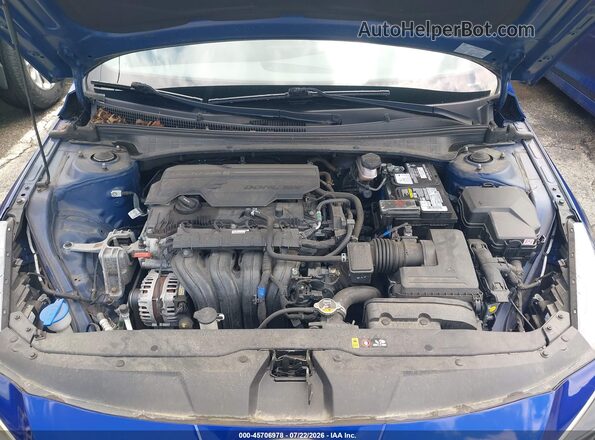 5NPLL4AG6MH044195 2021 HYUNDAI ELANTRA Blue Հետևի տեսք