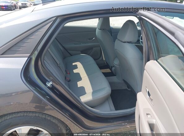 5NPLL4AG6MH047114 2021 HYUNDAI ELANTRA Gray VIN կոդի պիտակի տեսք