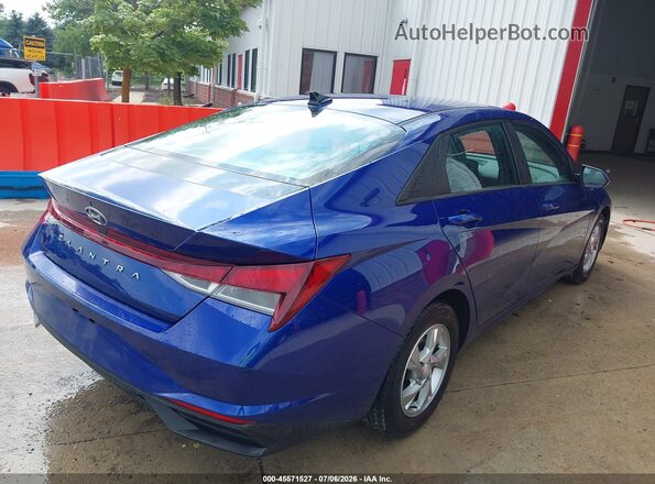5NPLL4AG6MH050059 2021 HYUNDAI ELANTRA Blue უკანა მარჯვენა
