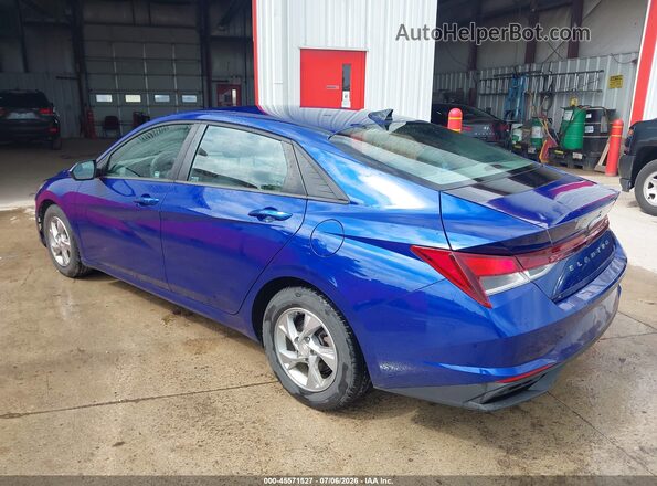 5NPLL4AG6MH050059 2021 HYUNDAI ELANTRA Blue უკანა მარცხენა
