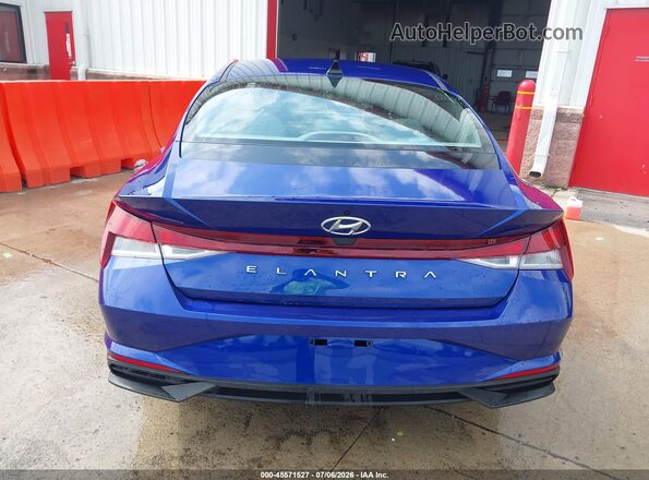 5NPLL4AG6MH050059 2021 HYUNDAI ELANTRA Blue 