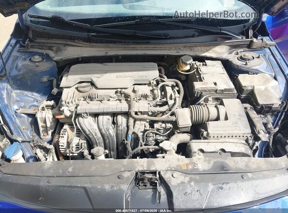 5NPLL4AG6MH050059 2021 HYUNDAI ELANTRA Blue უკანა ხედი