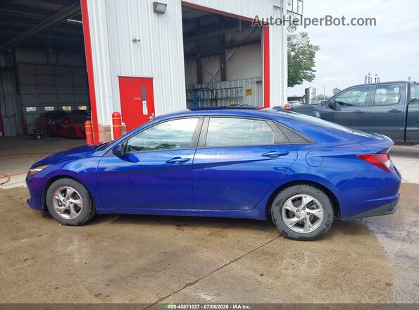 5NPLL4AG6MH050059 2021 HYUNDAI ELANTRA Blue 