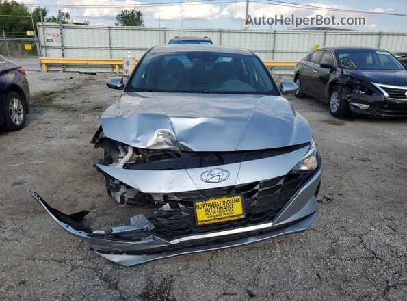 5NPLL4AG6MH052653 2021 HYUNDAI ELANTRA Silver Դիմացի տեսք