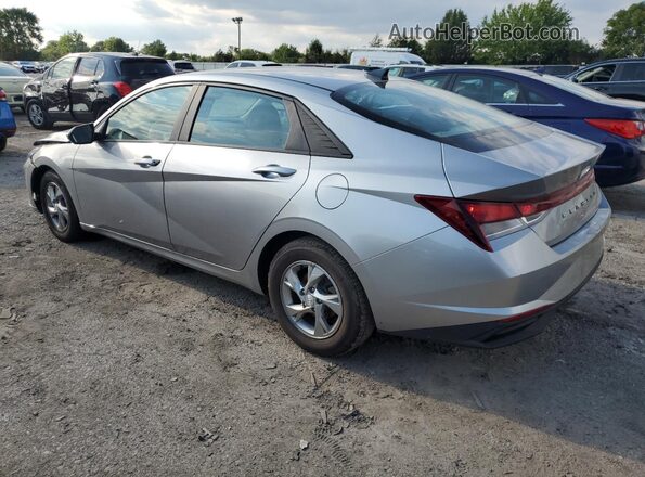 5NPLL4AG6MH052653 2021 HYUNDAI ELANTRA Silver Հետևի ձախ