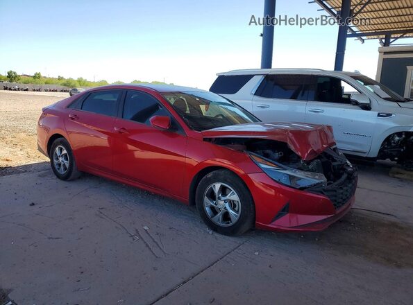 5NPLL4AG7MH036493 2021 HYUNDAI ELANTRA Red წინა მარჯვენა