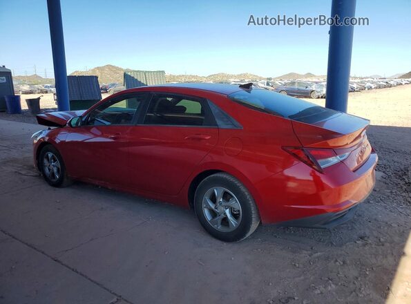 5NPLL4AG7MH036493 2021 HYUNDAI ELANTRA Red უკანა მარცხენა