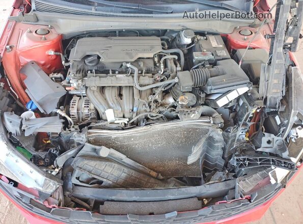 5NPLL4AG7MH036493 2021 HYUNDAI ELANTRA Red უკანა სალონის ხედი