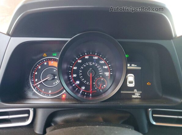 5NPLL4AG7MH036493 2021 HYUNDAI ELANTRA Red ხელსაწყოთა პანელის ხედი