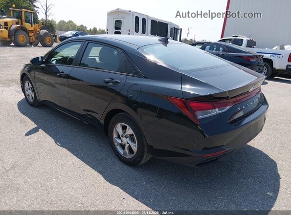 5NPLL4AG7MH038146 2021 HYUNDAI ELANTRA Black უკანა მარცხენა