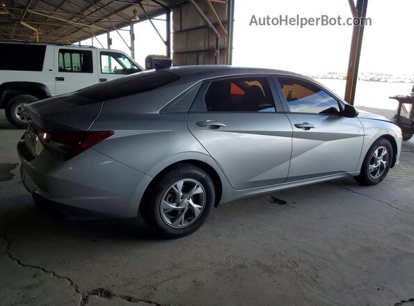 5NPLL4AG7MH040964 2021 HYUNDAI ELANTRA Silver Trasero derecho