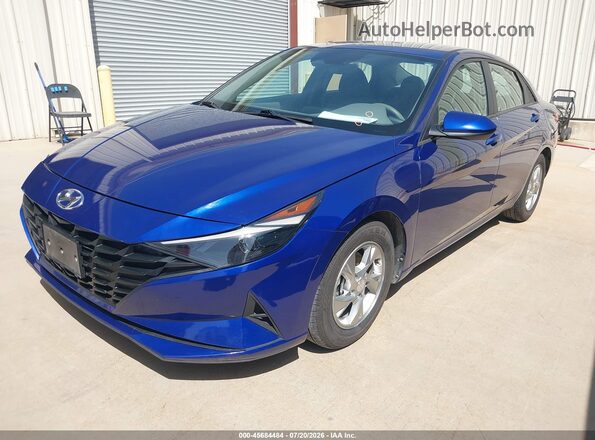 5NPLL4AG7MH044190 2021 HYUNDAI ELANTRA Blue Przód lewy