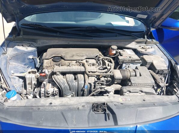 5NPLL4AG7MH044190 2021 HYUNDAI ELANTRA Blue Widok z tyłu