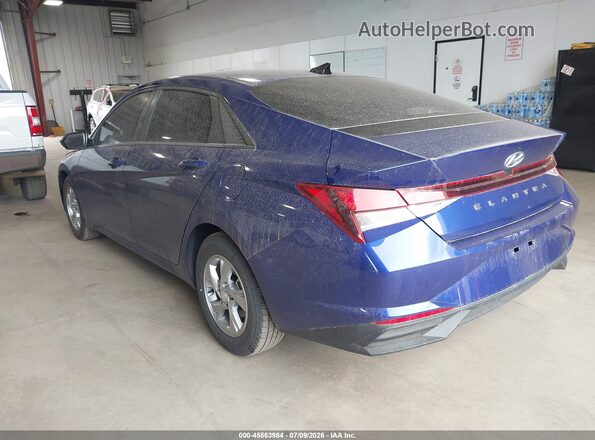 5NPLL4AG7MH046537 2021 HYUNDAI ELANTRA Blue უკანა მარცხენა