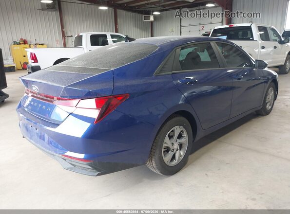 5NPLL4AG7MH046537 2021 HYUNDAI ELANTRA Blue უკანა მარჯვენა