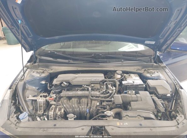 5NPLL4AG7MH046537 2021 HYUNDAI ELANTRA Blue უკანა ხედი