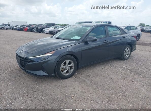 5NPLL4AG7MH046828 2021 HYUNDAI ELANTRA Gray Przód lewy