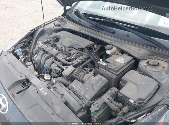5NPLL4AG7MH046828 2021 HYUNDAI ELANTRA Gray Widok z tyłu