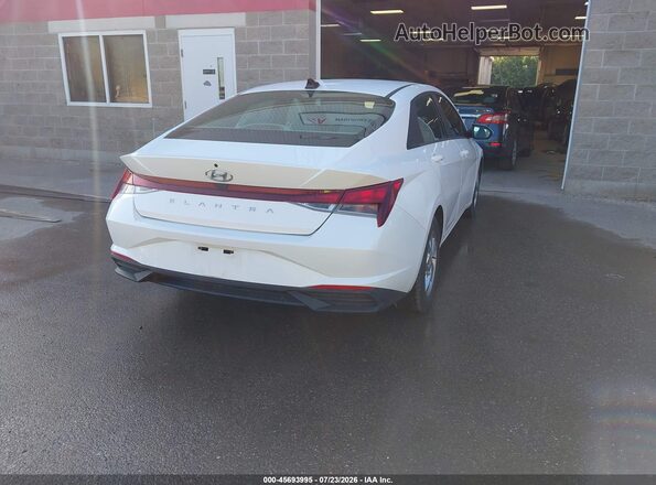 5NPLL4AG7MH049129 2021 HYUNDAI ELANTRA Белый Задняя правая четверть