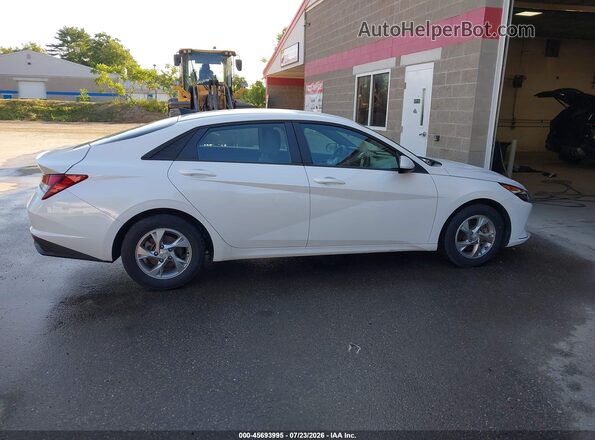 5NPLL4AG7MH049129 2021 HYUNDAI ELANTRA Белый Вид задней части салона